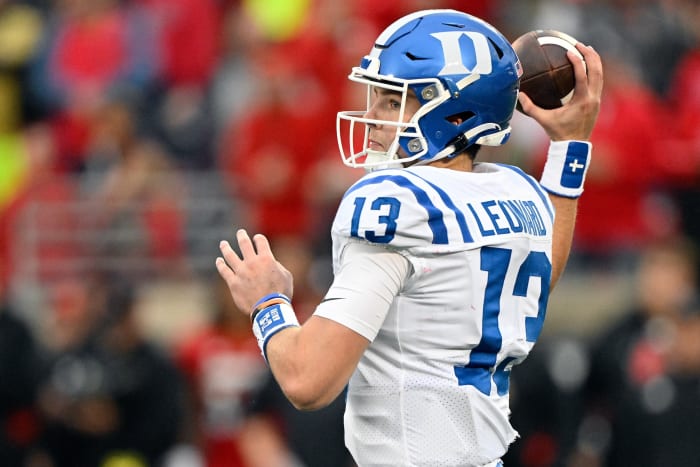 Leonard transferred to Notre Dame where he will have to prove himself as a passer.